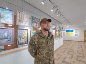 У Львові презентували виставку картин військовослужбовця з Краматорська