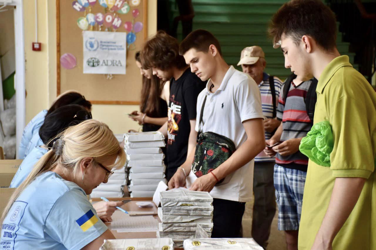 У Краматорську студенти отримали гуманітарну допомогу