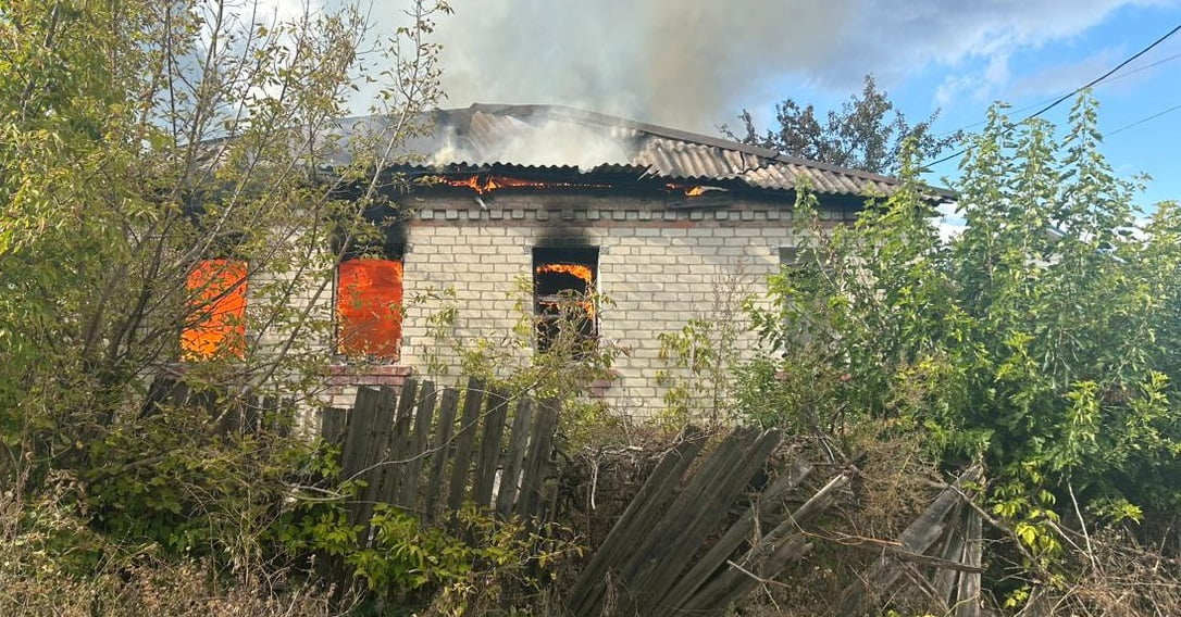 під час пожежі постраждала жінка