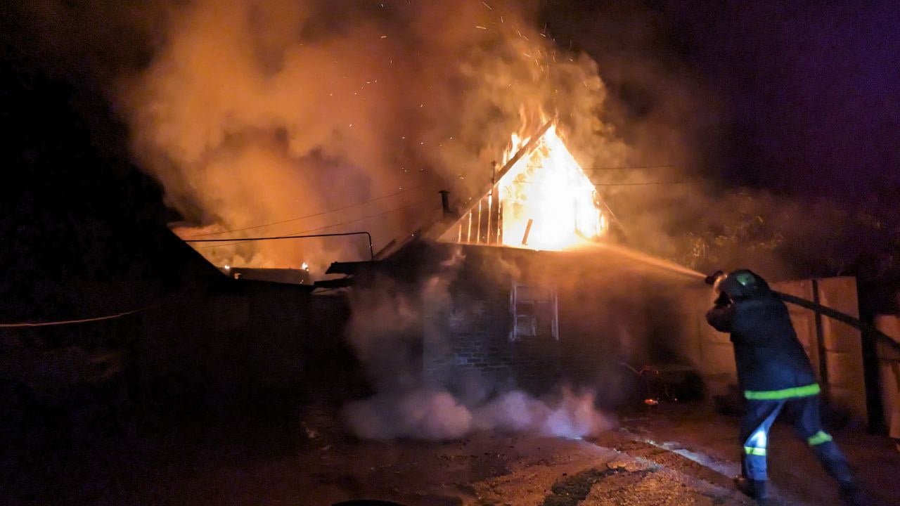 пожежа на Донеччині