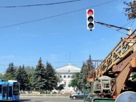 Світлофор у Краматорську