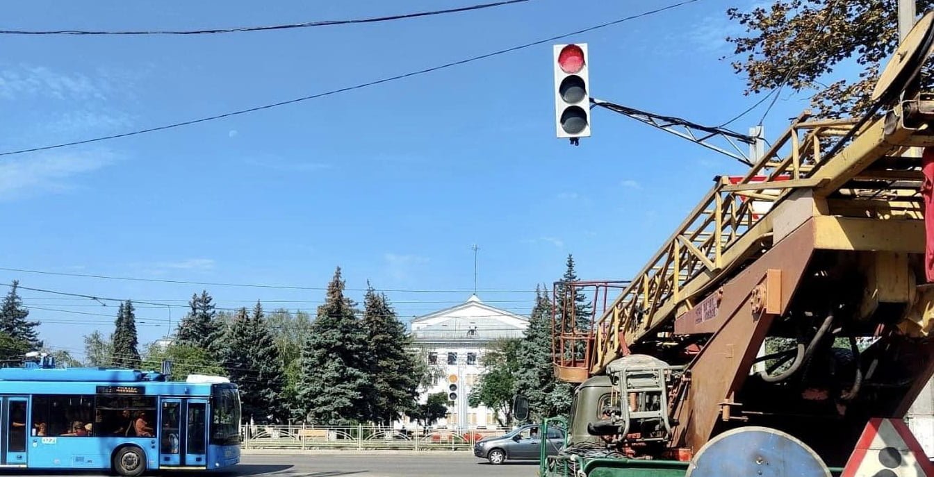 Світлофор у Краматорську