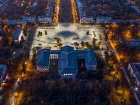 Вуличне освітлення у Краматорську