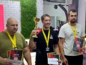 Волонтер з Краматорська Богдан Зуяков посів 3 місце на змаганнях з армреслінгу
