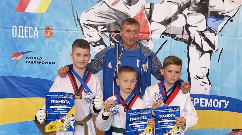 Спортсмени з Донеччини вибороли медалі на національних змаганнях з тхеквондо в Одесі