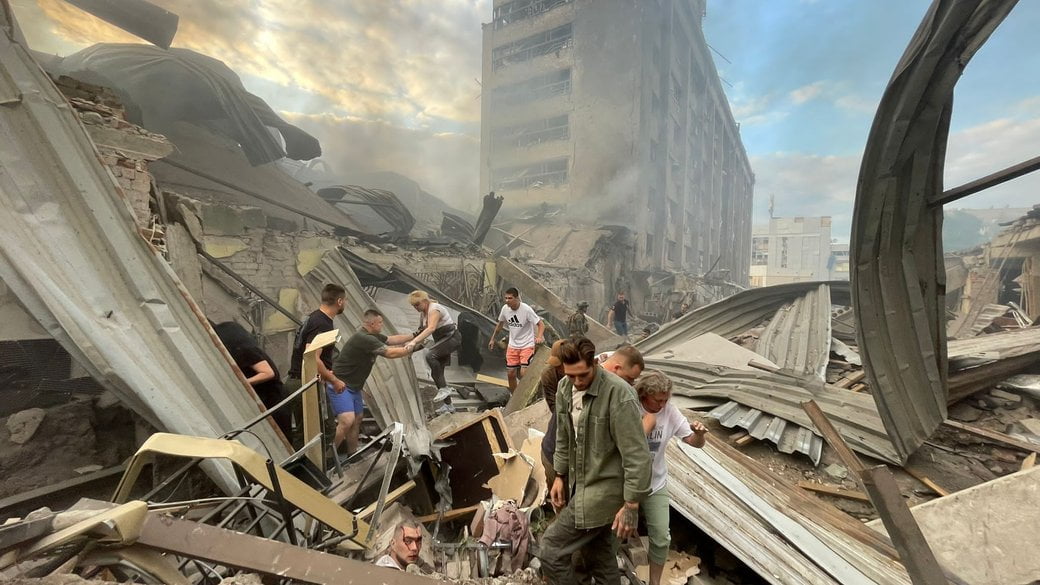 ракетного удару по піцері