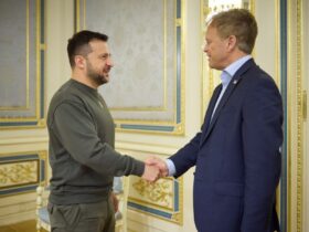 Зеленський зустрівся з міністром оборони Британії Шаппсом