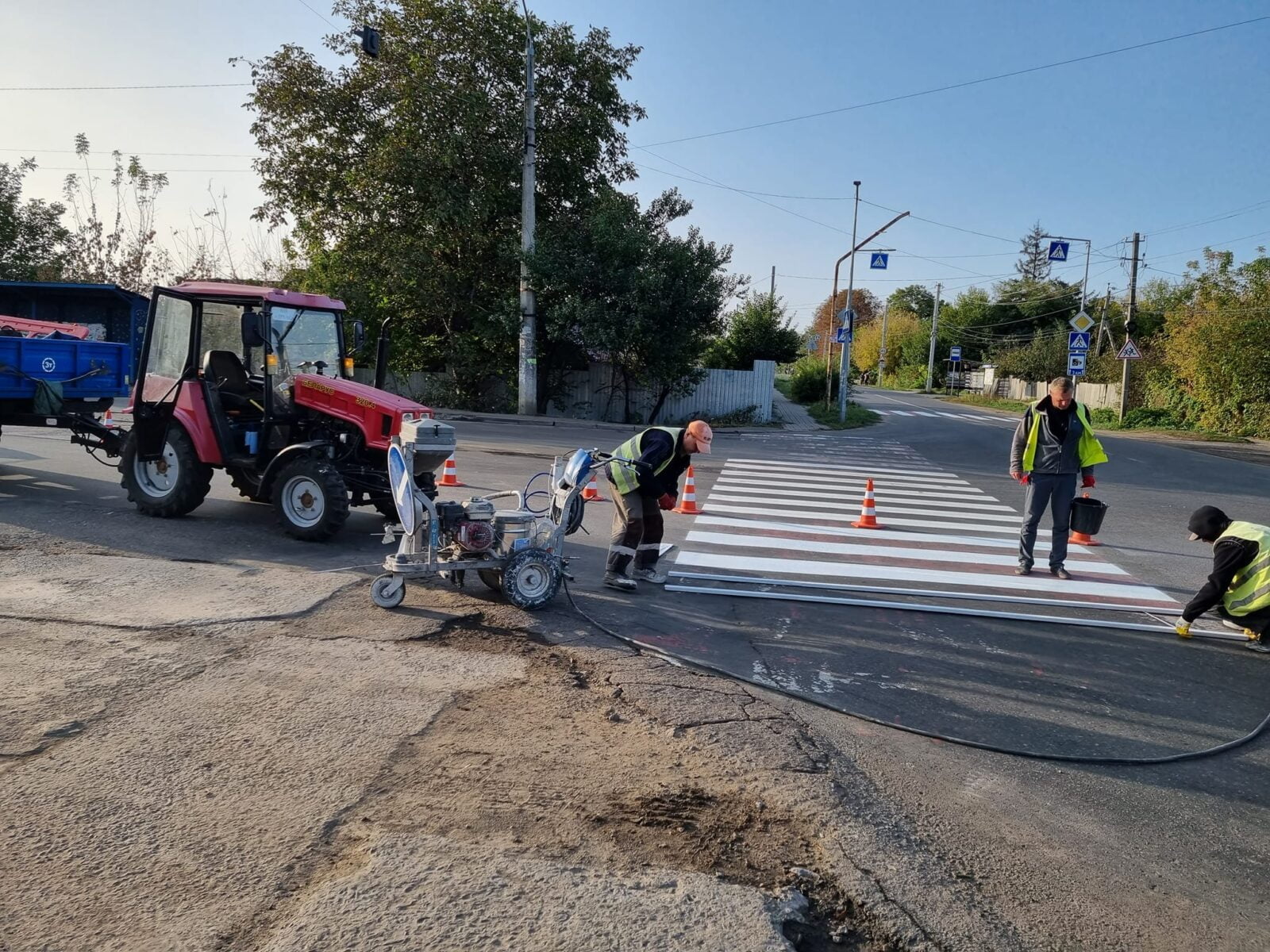 дорожня розмітка