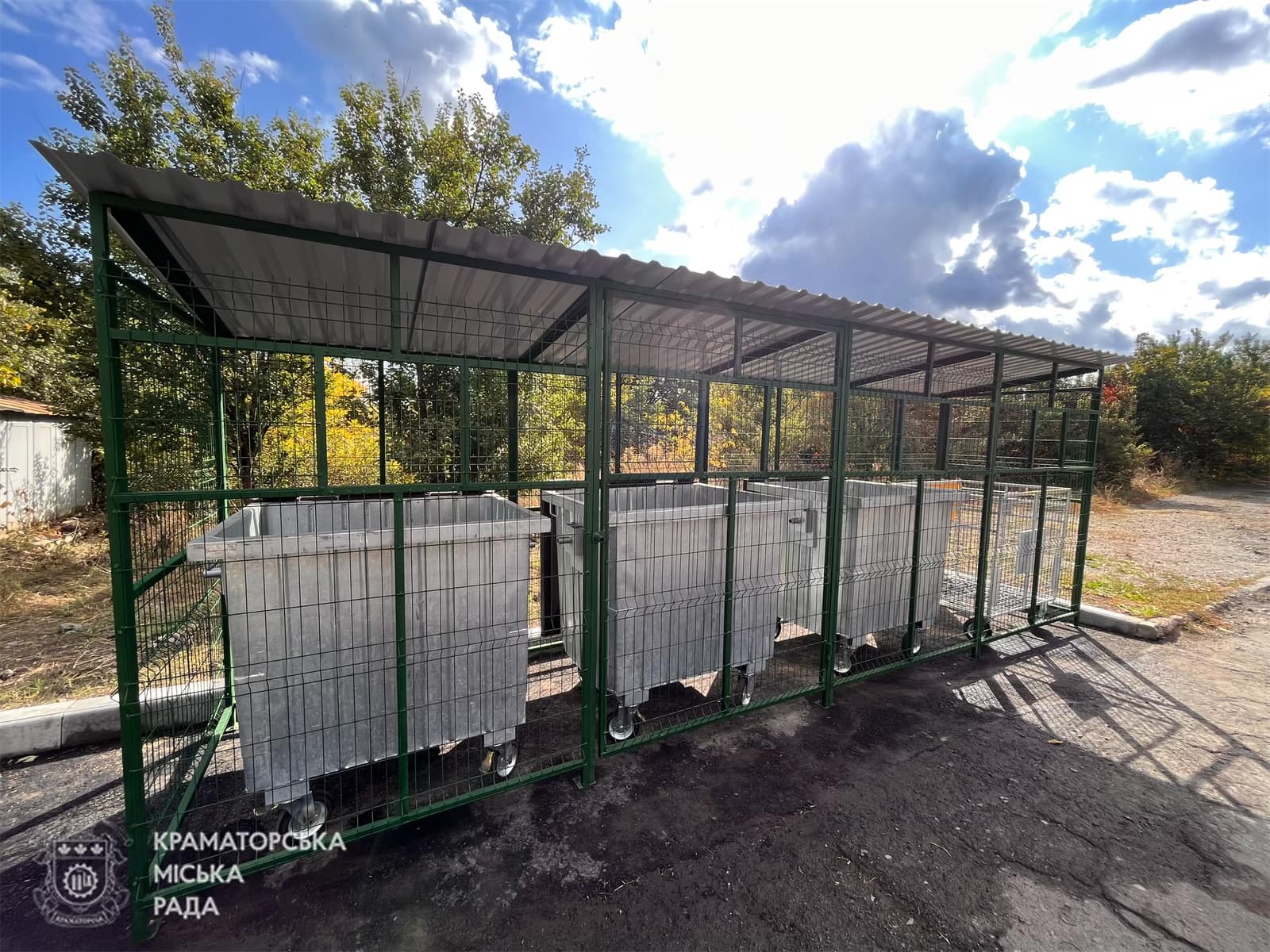 Нові майданчики для контейнерів у Краматорську