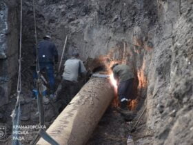 заміна старого каналізаційного колектора