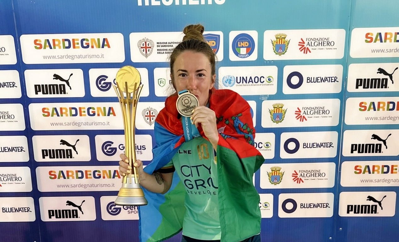 Спортсменка з Донеччини виграла Кубок чемпіонів світу з пляжного футболу
