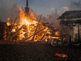 Горіла лазня на території приватного домоволодінн