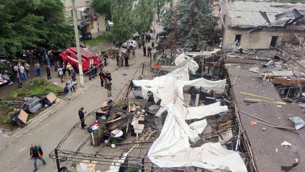 ракетного удару по піцерії Краматорська