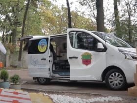 Військові медики Грузинського національного легіону отримали автівку швидкої допомоги