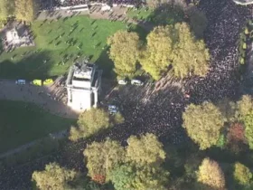 У Лондоні пройшов найбільший багатотисячний пропалестинський мітинг