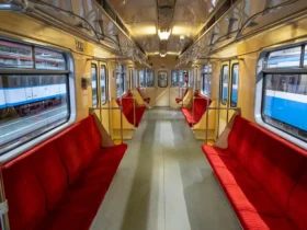 У київському метро почав курсувати потяг з варшавських вагонів