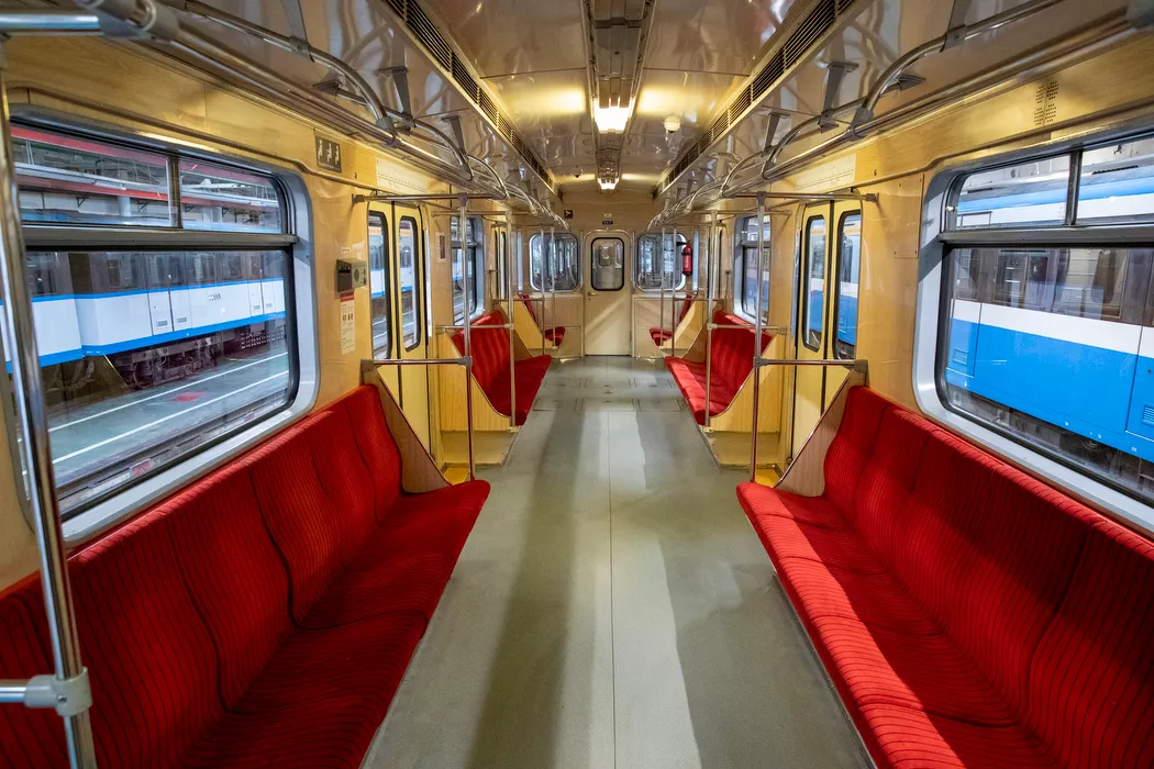 У київському метро почав курсувати потяг з варшавських вагонів