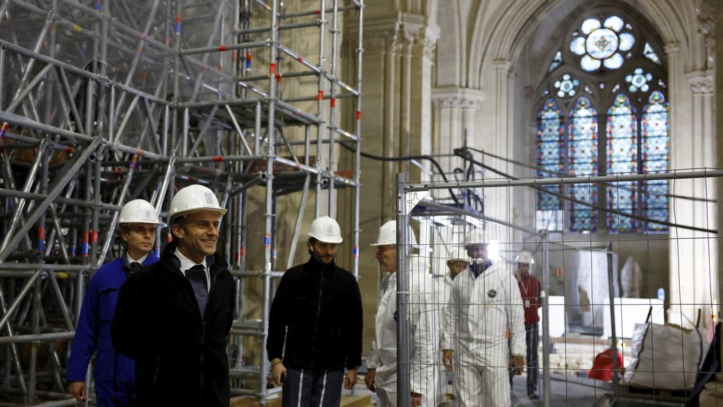 Макрон підтвердив дату відкриття Нотр-Даму: на церемонію запросять Папу Римського
