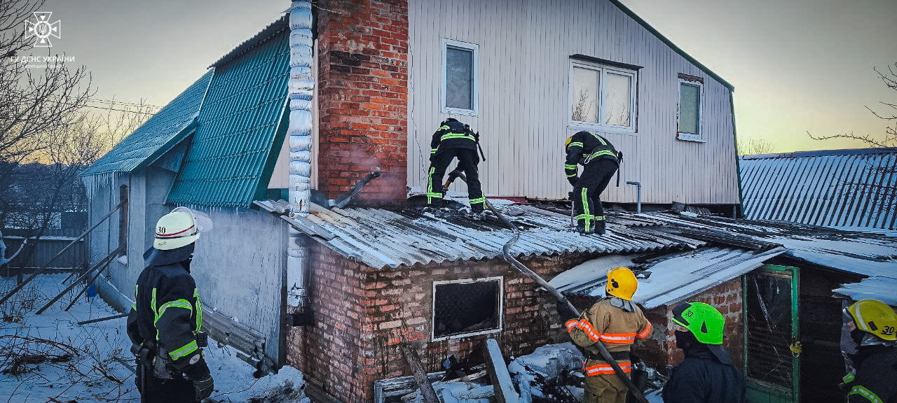 На Біленькій у Краматорську горів житловий будинок