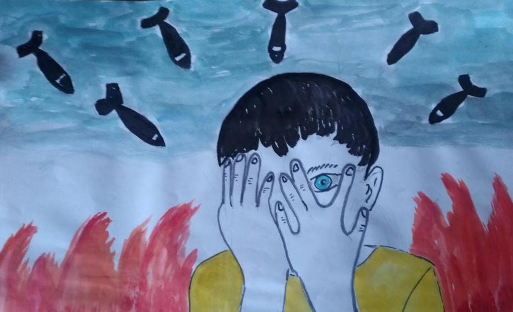 На Донеччині відбувся конкурс малюнків «Війна очима дітей»