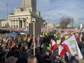 У Варшаві фермери вийшли на акцію протесту