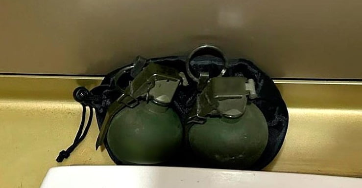 У вбиральні потягу Краматорськ – Київ знайшли 2 гранати