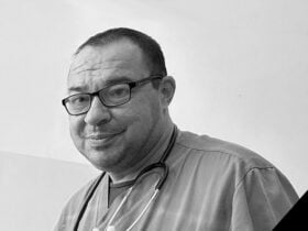 видатний лікар паліативного відділення Краматорська Ілля Земляний