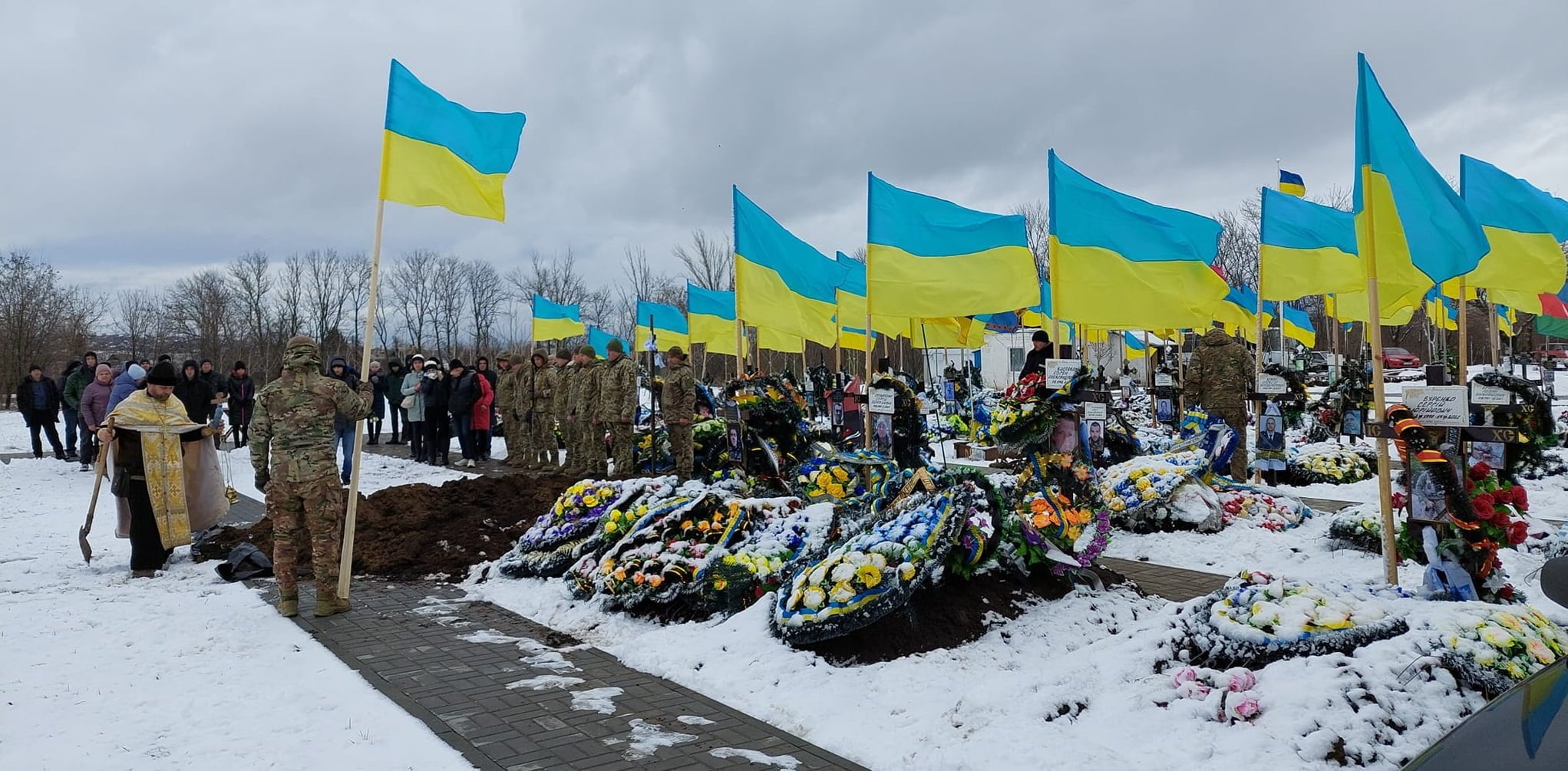 У Краматорську в останню путь провели військослужбовця Славу Сумеця