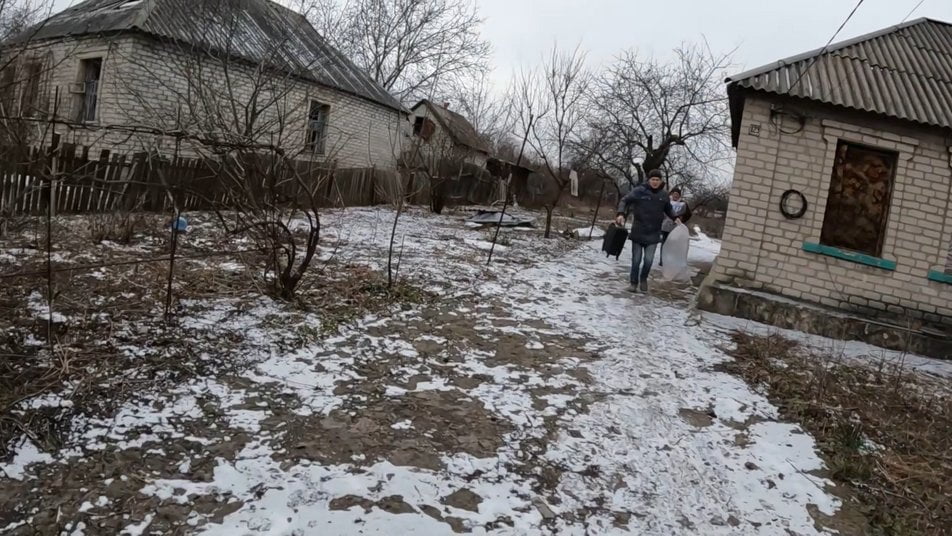 Евакуаційна дорога повністю прострілюється