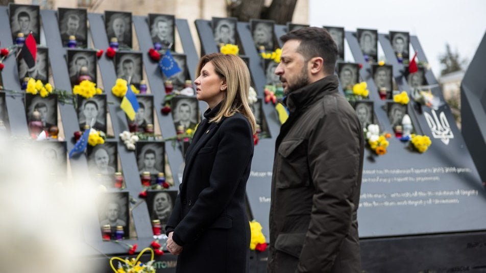 Зеленський вшанував пам'ять Героїв Небесної Сотні