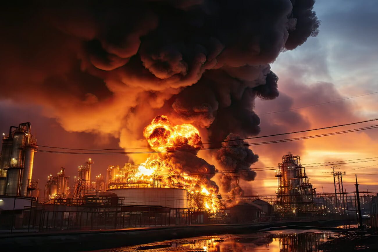 удари по нафтопереробних заводах РФ