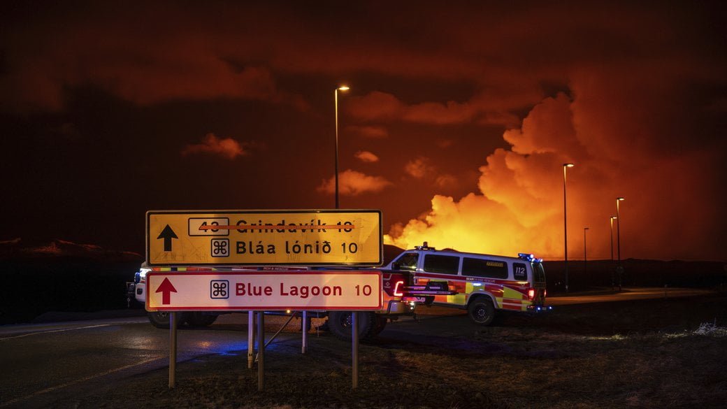 В Ісландії розпочалося виверження вулкану: частину жителів евакуюють