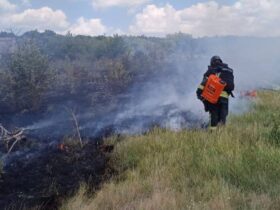 У Краматорську виникла пожежа внаслідок ворожого обстрілу