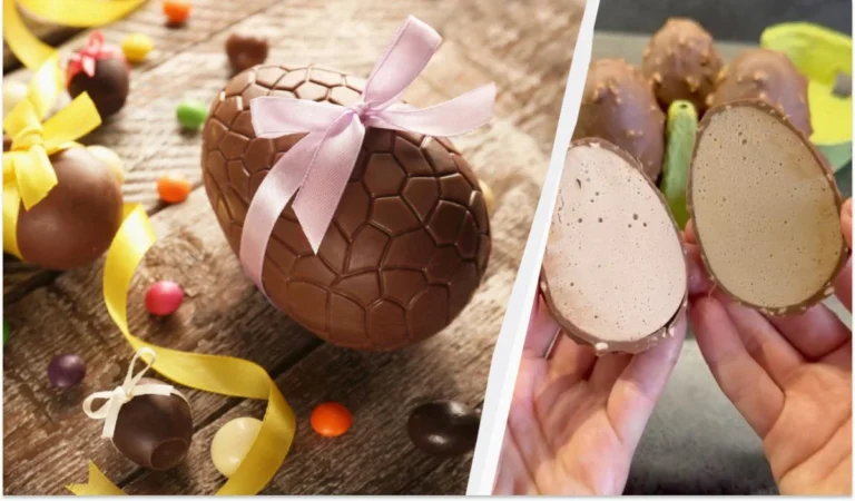 шоколадні яйця на Великдень