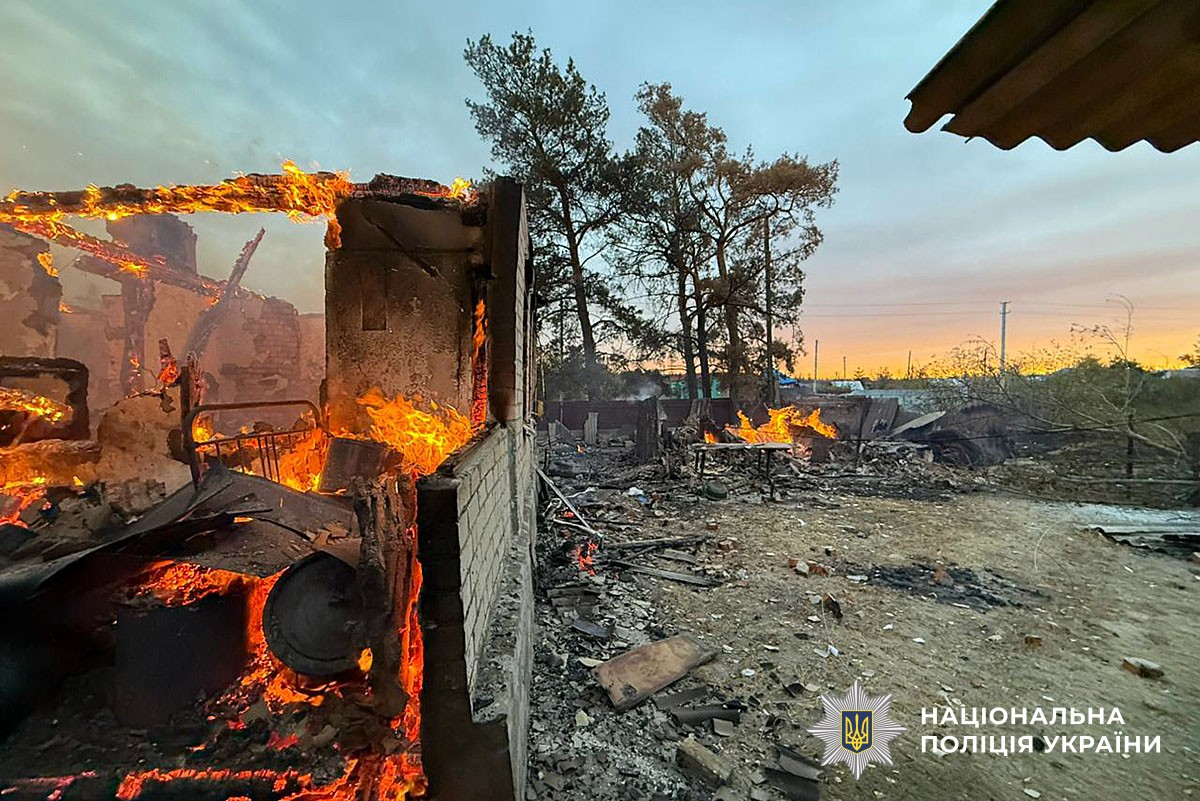 обстріл пожежа