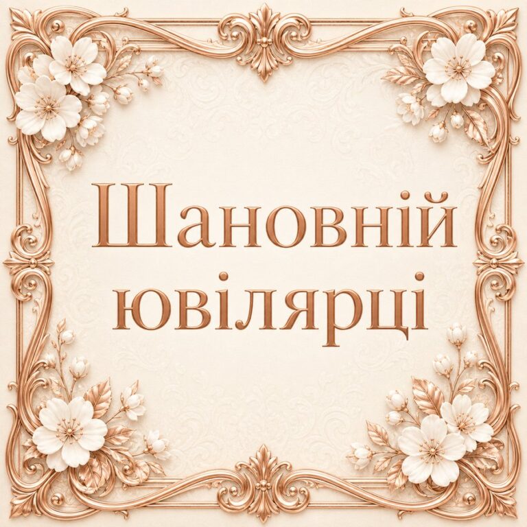 Шановній ювілярці - листівка з привітанням з ювілеєм