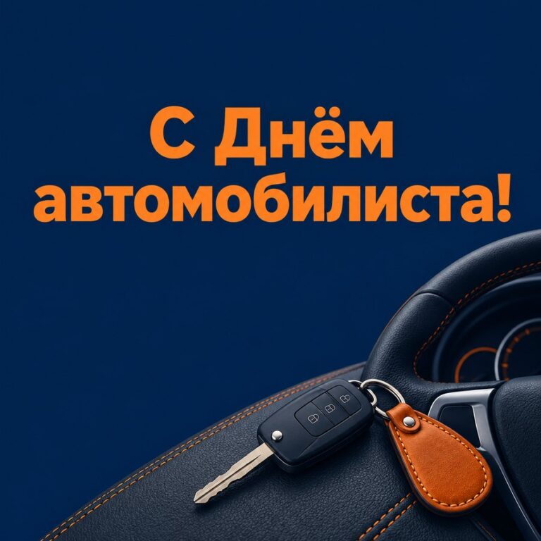 С Днём автомобилиста! - открытка с поздравлением с Днём автомобилиста