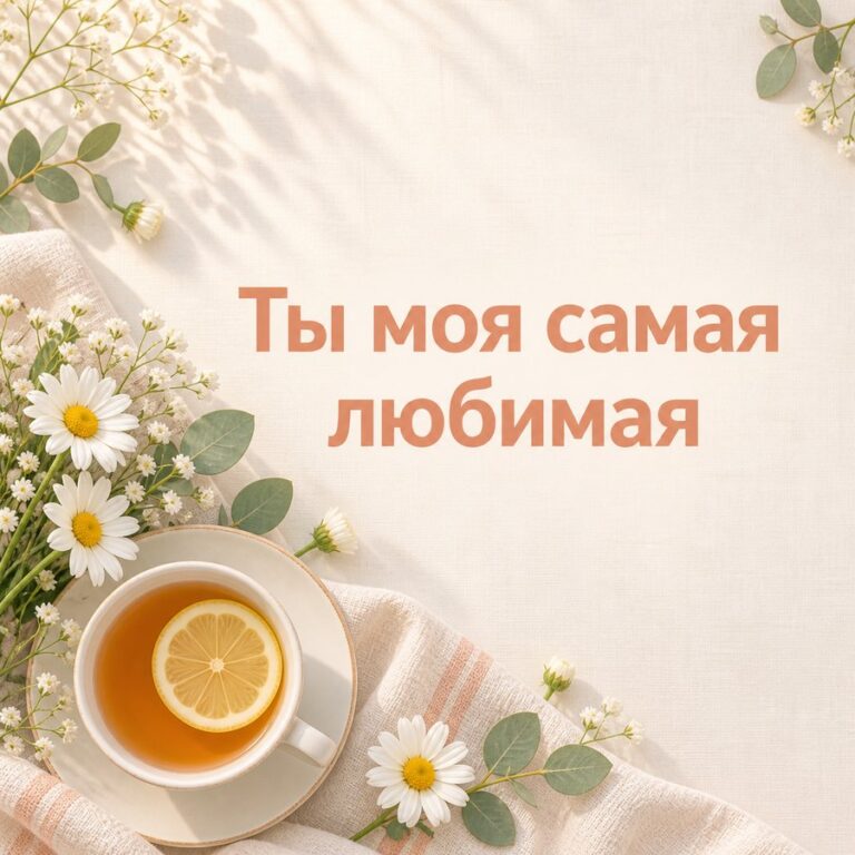 Ты моя самая любимая - открытка с поздравлением бабушке