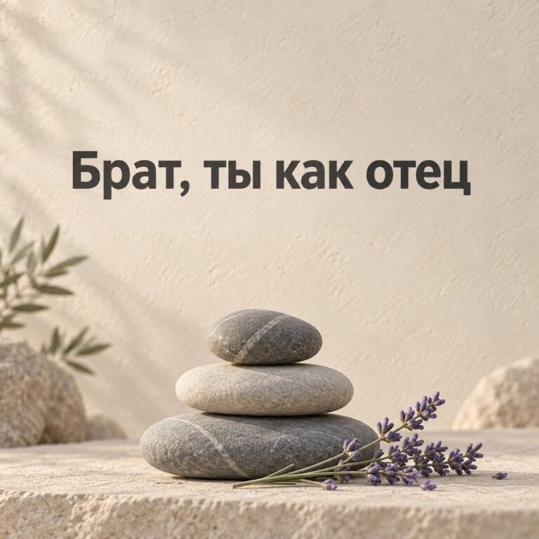 Брат, ты как отец - открытка с поздравлением брату