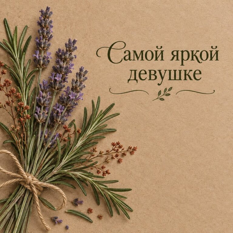 Самой яркой девушке - открытка с поздравлением девушке