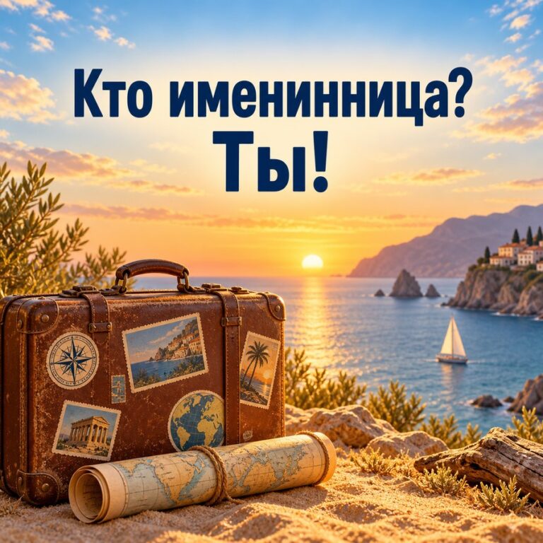 Кто именинница? Ты! - открытка с поздравлением девушке