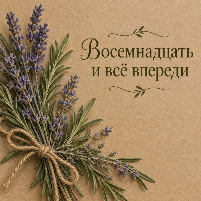 Восемнадцать и всё впереди - открытка с поздравлением девушке