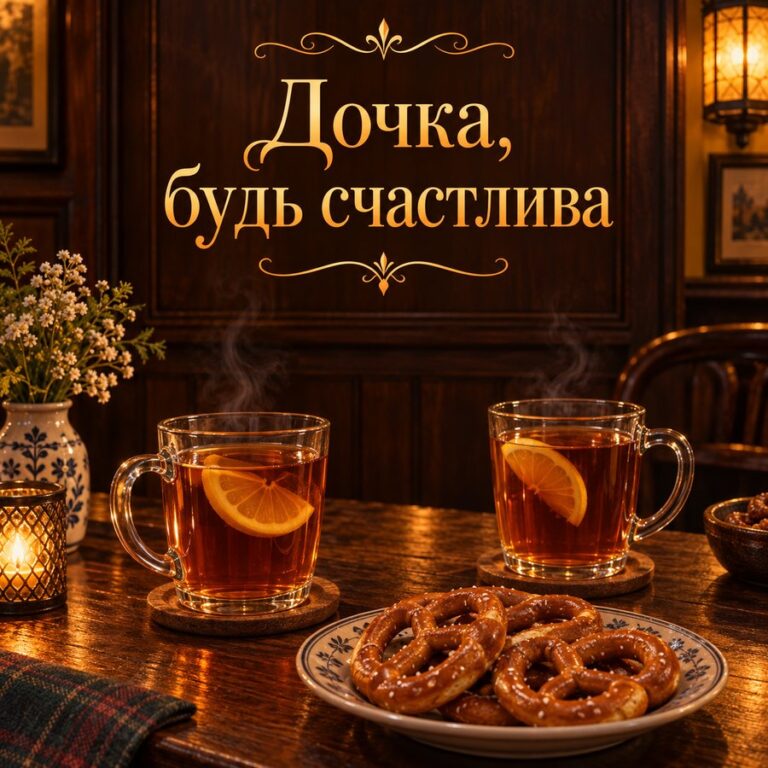 Дочка, будь счастлива - открытка с поздравлением взрослой дочери