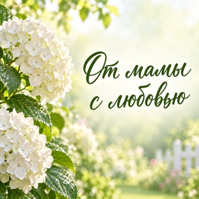 От мамы с любовью - открытка с поздравлением взрослой дочери