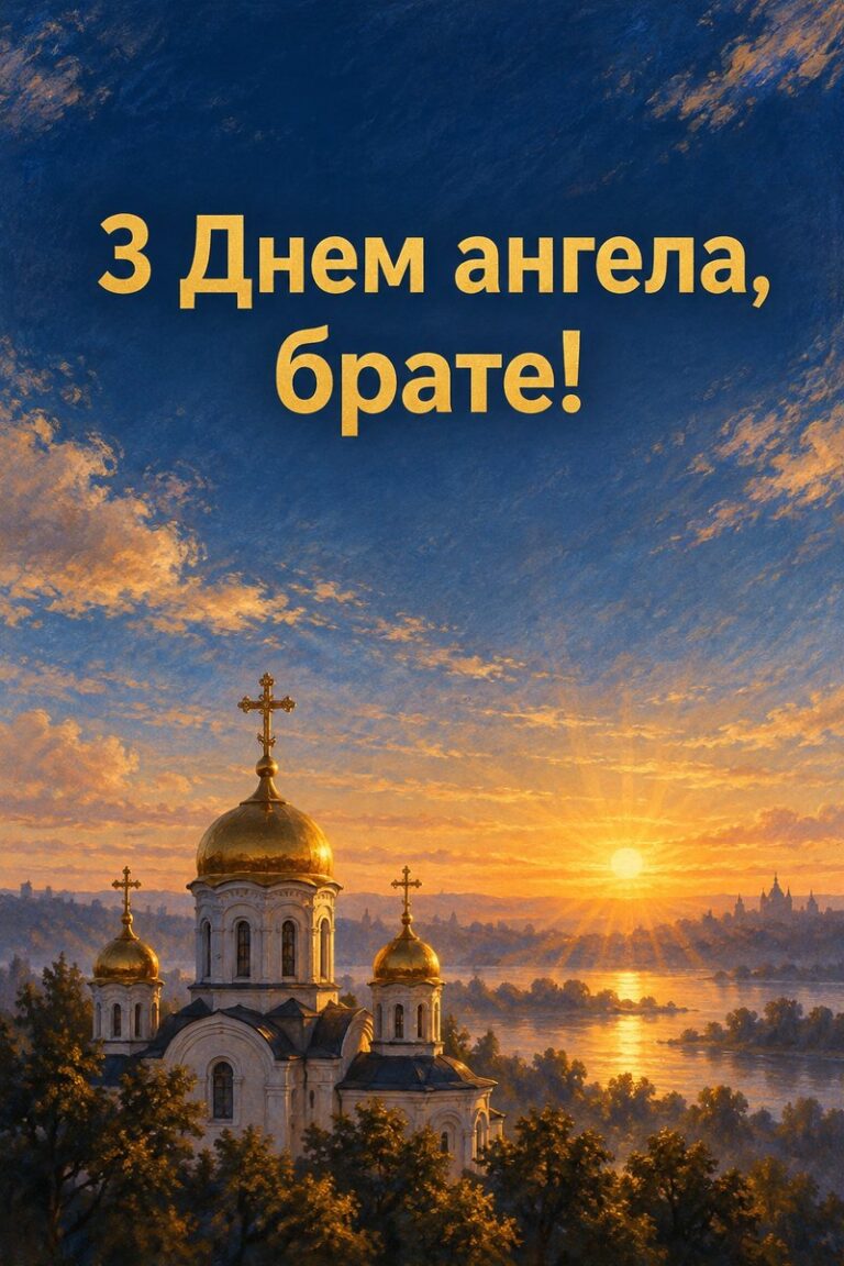 З Днем ангела, брате! - листівка з привітанням з Днем ангела
