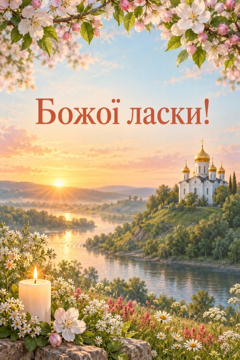 Божої ласки! - листівка з привітанням з Днем ангела