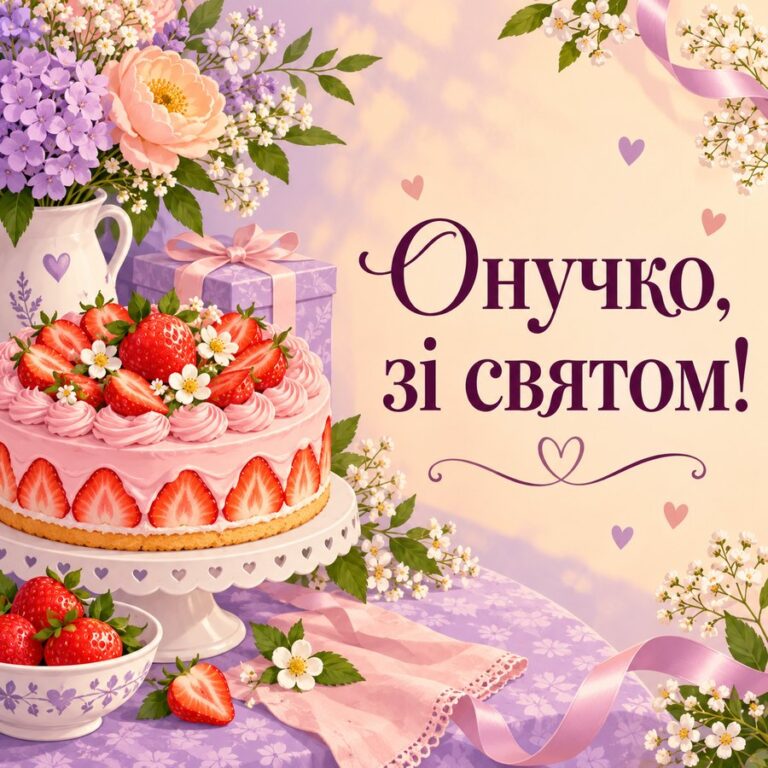 Онучко, зі святом! - листівка з привітанням з Днем ангела Анни