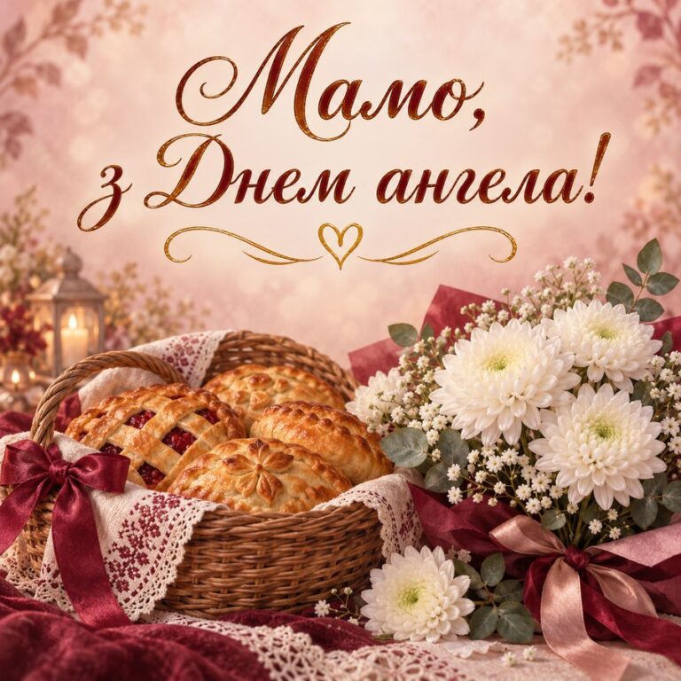 Мамо, з Днем ангела! - листівка з привітанням з Днем ангела Анни