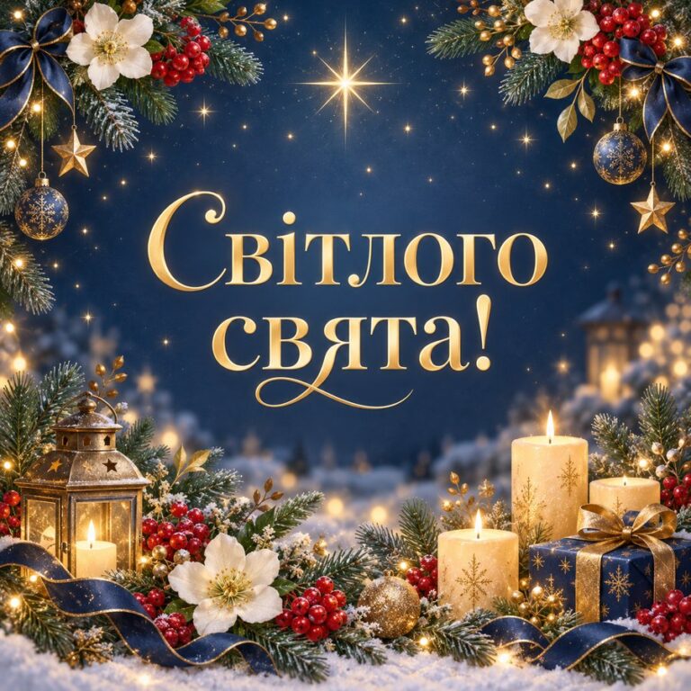 Світлого свята! - листівка з привітанням з Днем ангела Анни
