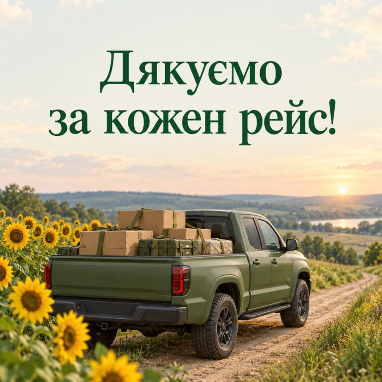 Дякуємо за кожен рейс! - листівка з привітанням з Днем автомобіліста